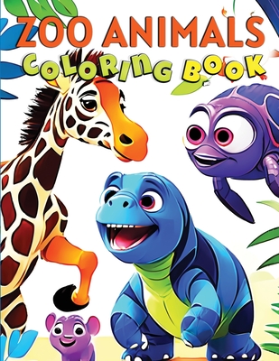 ZOO Animals Coloring Book for Kids: Zookeeper's Playground Coloring Book - James Mwangi