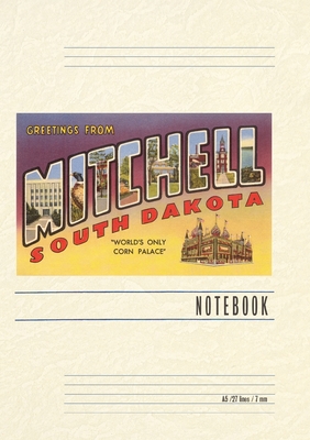 Vintage Lined Notebook Greetings from Mitchell - Found Image Press