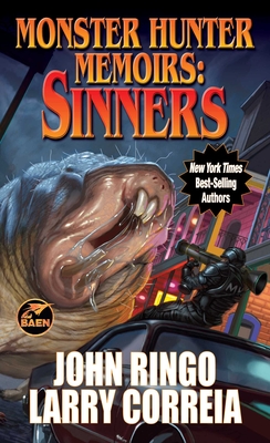 Coperta cărții 'Monster Hunter Memoirs: Sinners - Larry Correia'