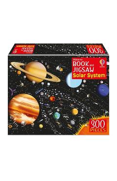 Coperta cărții 'Usborne Book and Jigsaw the Solar System - Sam Smith'