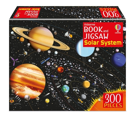 Coperta cărții 'Usborne Book and Jigsaw the Solar System - Sam Smith'