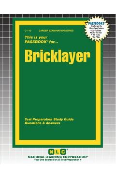 Coperta cărții 'Bricklayer - Passbooks'