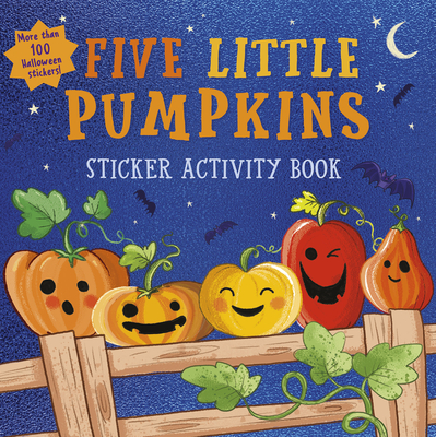 Coperta cărții 'Five Little Pumpkins Sticker Activity Book - Villetta Craven'