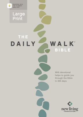 Coperta cărții 'The Daily Walk Bible Large Print NLT (Softcover, Filament Enabled) - Tyndale'