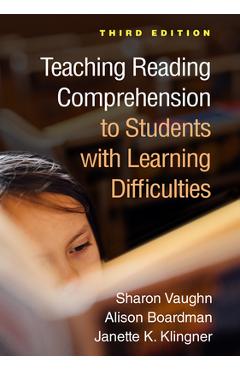 Coperta cărții 'Teaching Reading Comprehension to Students with Learning Difficulties - Sharon Vaughn'