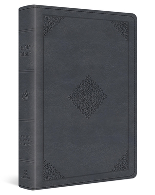 Coperta cărții 'ESV Large Print Wide Margin Bible (Trutone, Slate Blue, Ornament Design) -'