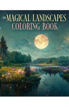 Coperta cărții 'The Magical Landscapes Coloring Book - Tansy Willow'