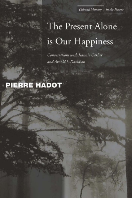 The Present Alone Is Our Happiness: Conversations with Jeannie Carlier and Arnold I. Davidson - Pierre Hadot