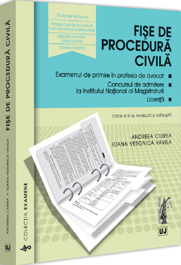 Fise de procedura civila 2024 Ed.11 - Andreea Ciurea, Ioana Veronica Varga