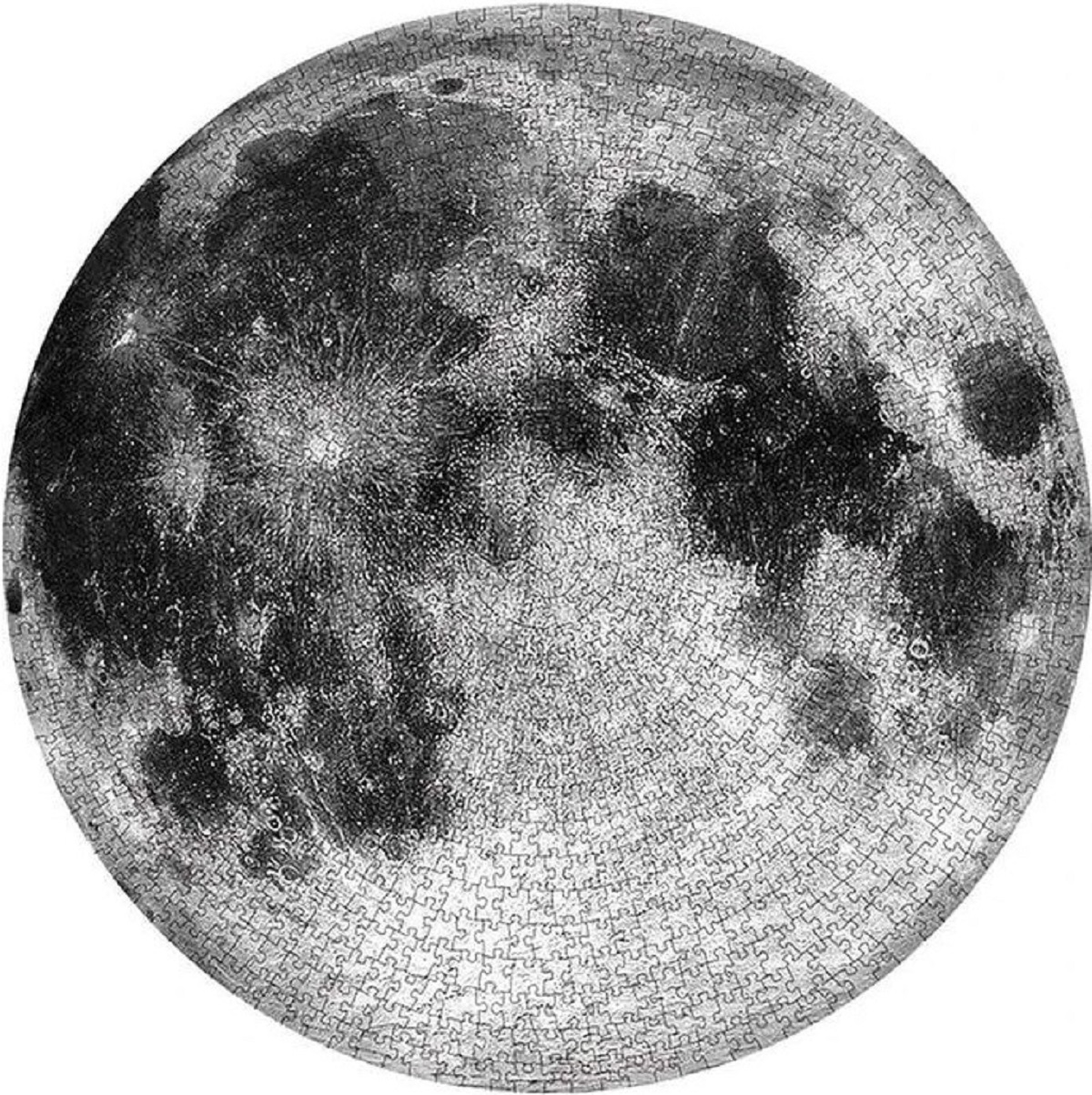 Puzzle rotund 1000 piese. Luna