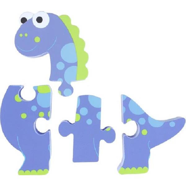 Mini puzzle 3D lemn: Diplodocus