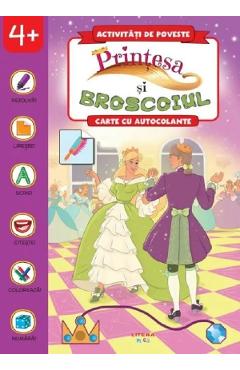 Activitati de poveste. Printesa si broscoiul. Carte cu autocolante