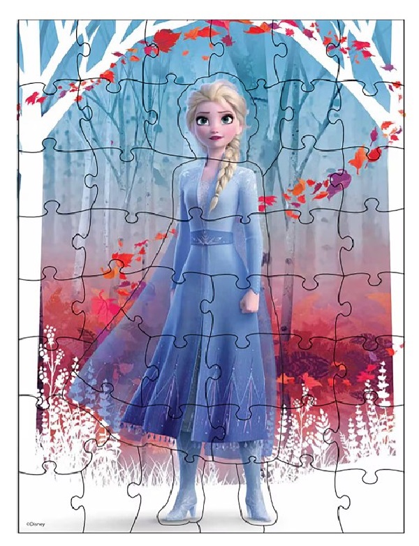 Puzzle 48. Disney Frozen II in cutie diamant