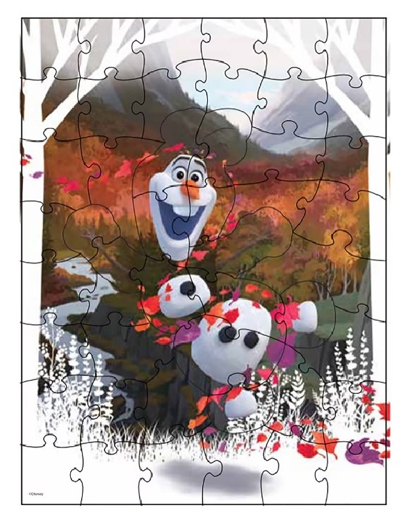 Puzzle 48. Disney Frozen II in cutie diamant