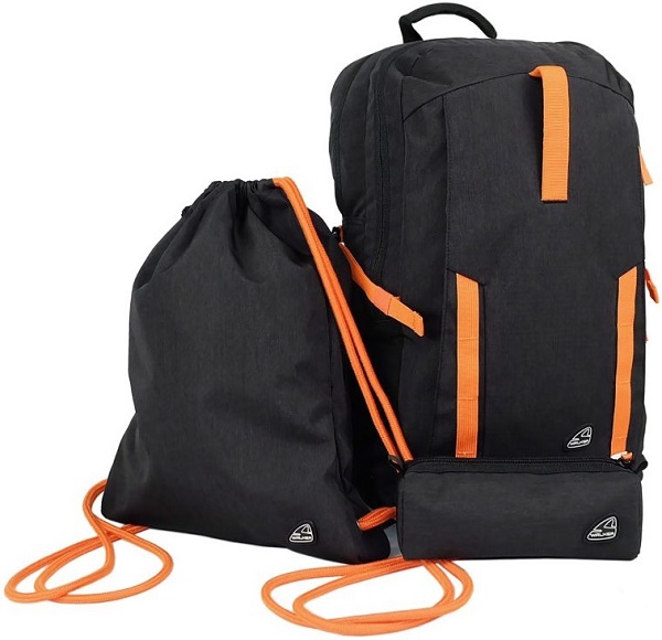 Ghiozdan: Trail + Penar + Sac Sport: Negru