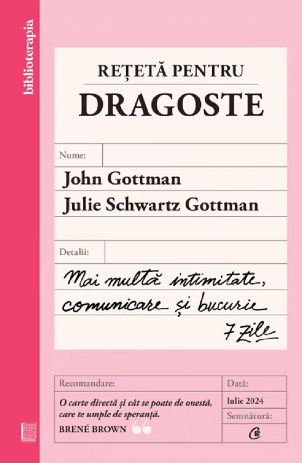 Reteta pentru dragoste - John Gottman, Julie Schwartz Gottman