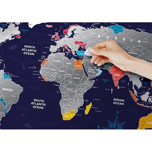 Harta razuibila - global travel - holiday world