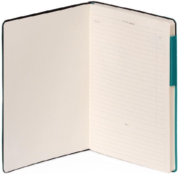 Agenda nedatata - malachite green