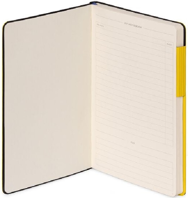 Agenda nedatata: Liniatura velina. Yellow Freesia