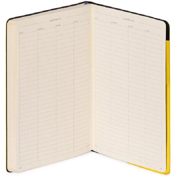 Agenda nedatata: Liniatura velina. Yellow Freesia