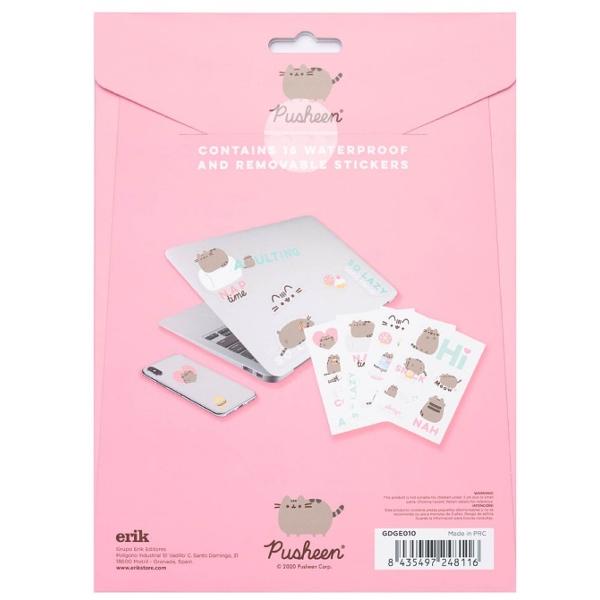 Set 26 stickere pentru laptop: Pusheen Foodie