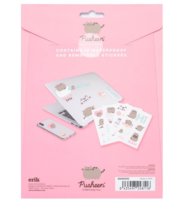 Set 26 stickere pentru laptop: Pusheen Foodie