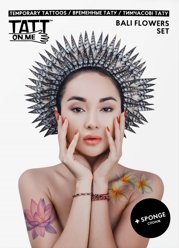 Tatuaje temporare - bali flowers