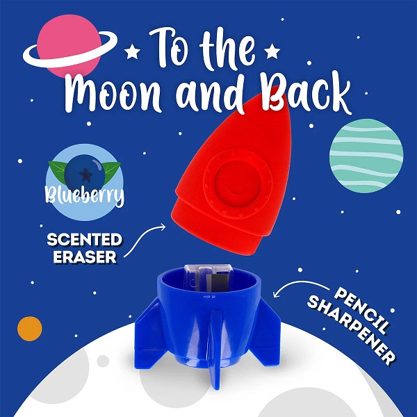 Ascutitoare cu radiera: To the Moon and Back