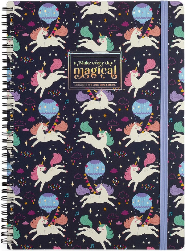 Carnet cu spirala: Maxi. Unicorn