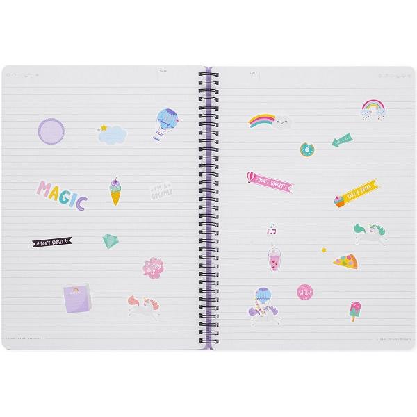 Carnet cu spirala: Maxi. Unicorn