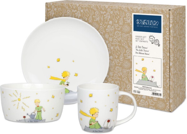 Set cana, bol si farfurie - le petit prince