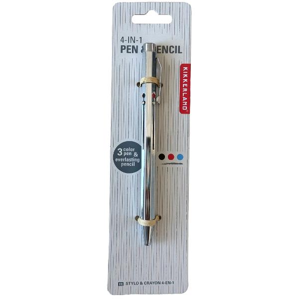 Pix 4 in 1: 3 culori si creion mecanic