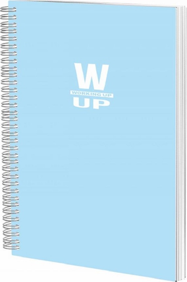 Caiet matematica A4 cu spira 100 file. Bleu