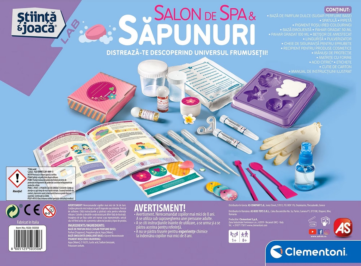 Joc creativ: Salon de spa si sapunuri