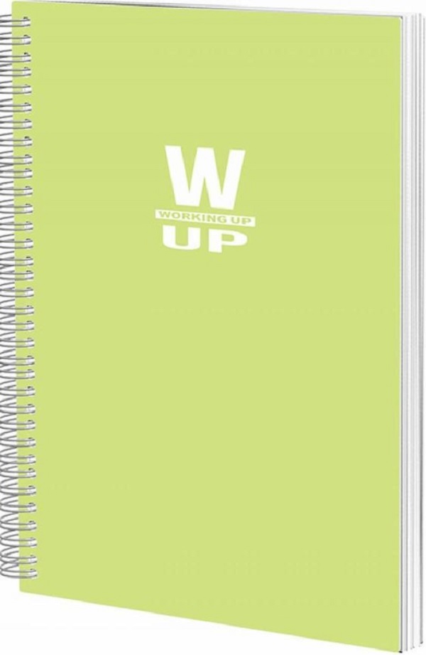 Caiet matematica A4 cu spira 100 file. Verde