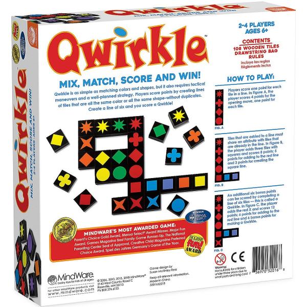 Joc educativ: Qwirkle