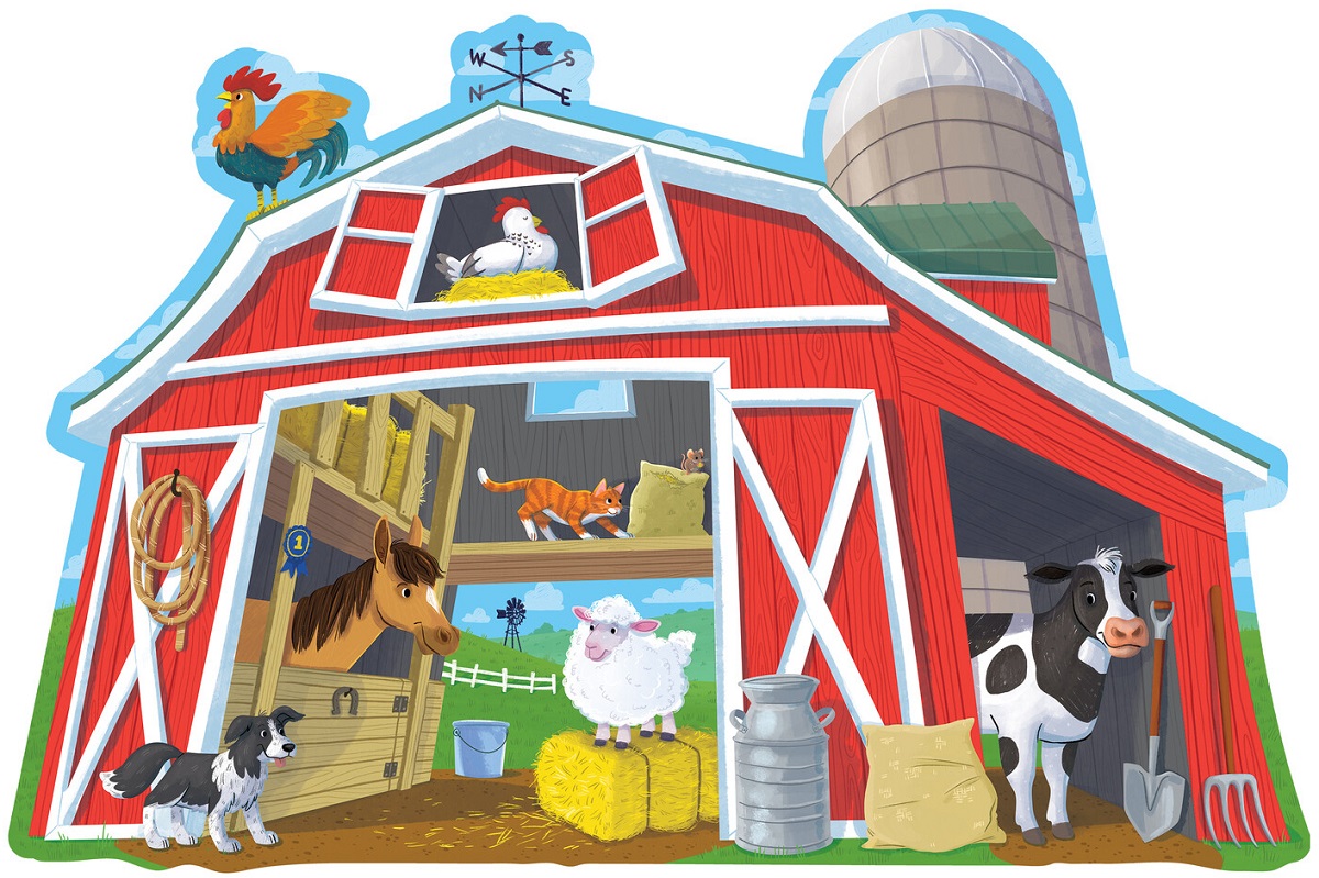 Puzzle de podea: Barn Buddies