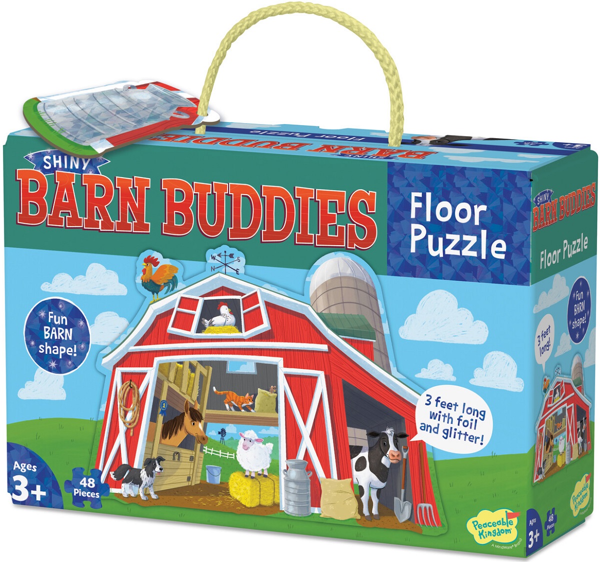 Puzzle de podea: Barn Buddies