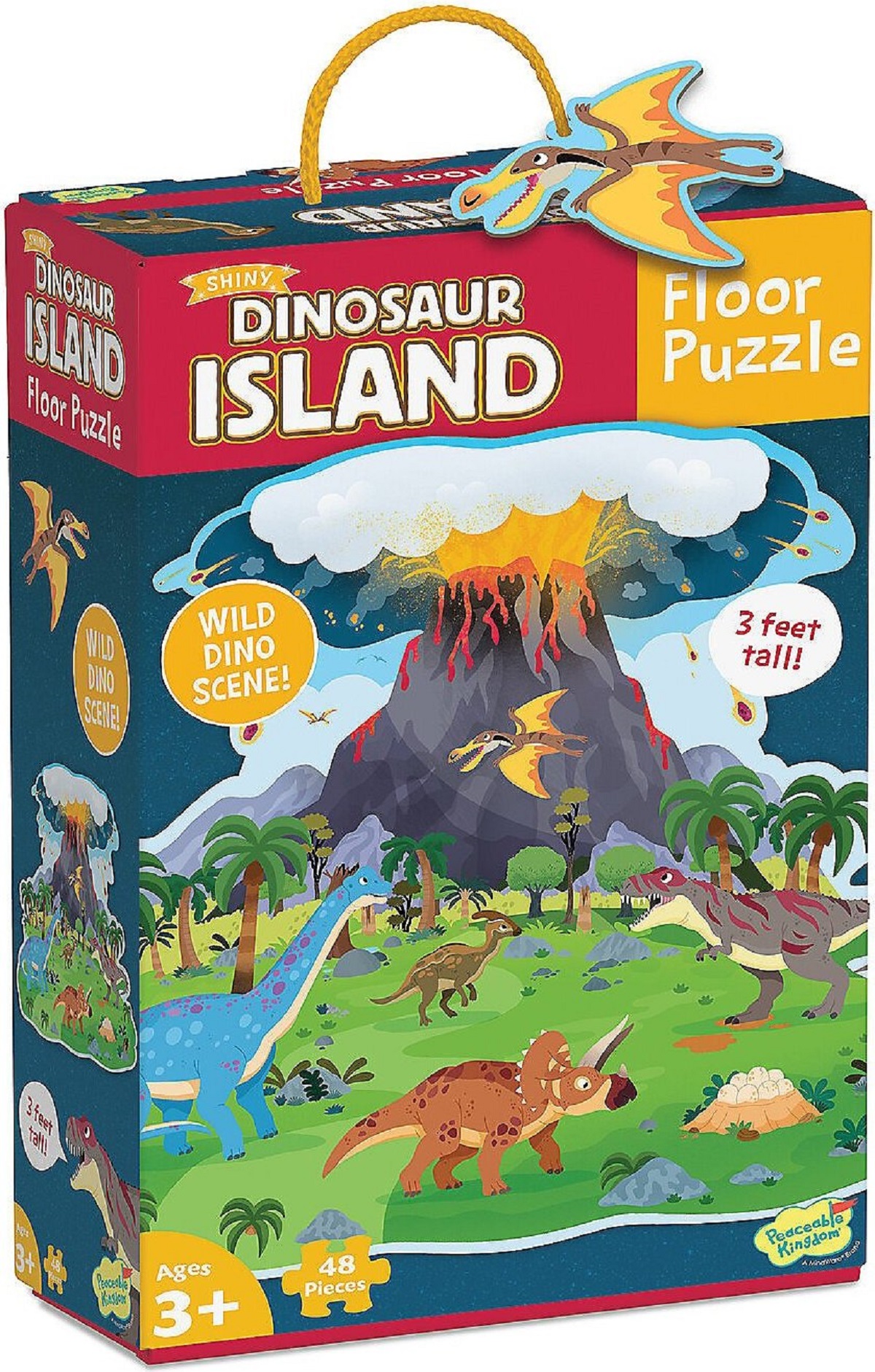 Puzzle de podea: Dinosaur island 