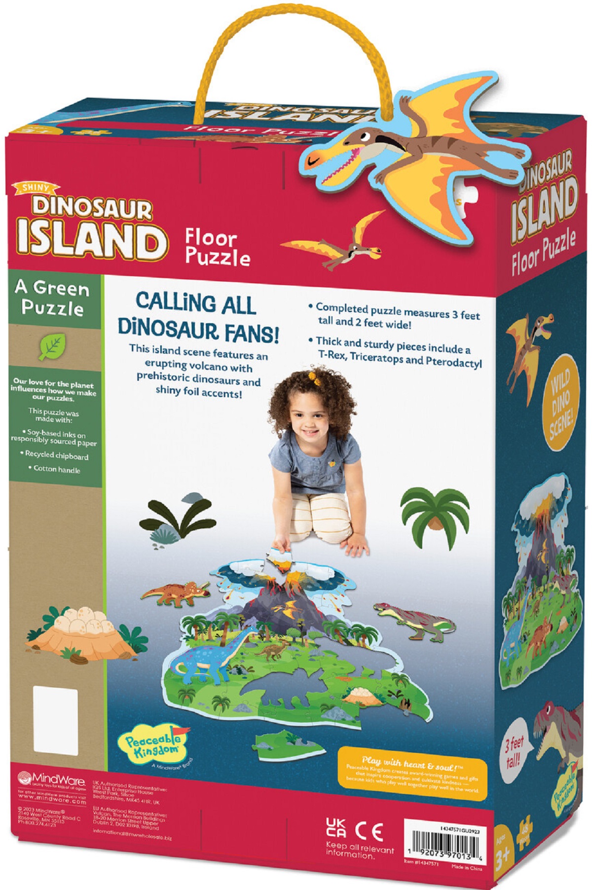 Puzzle de podea: Dinosaur island 