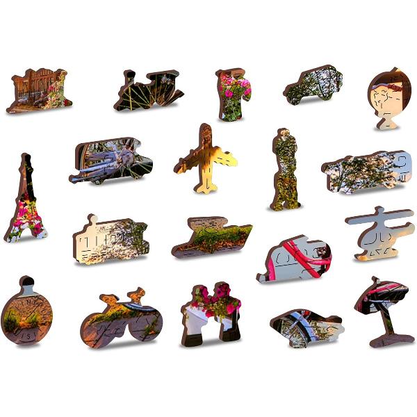 Puzzle 1010 din lemn: Bicicletele din Amsterdam