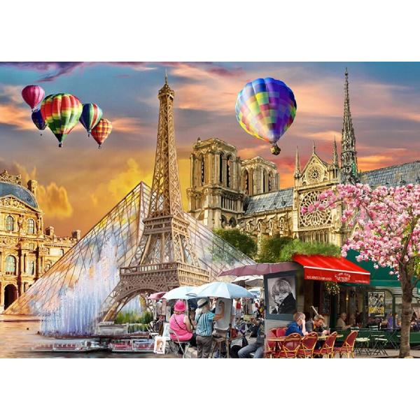 Puzzle 200 din lemn: Primavara la Paris