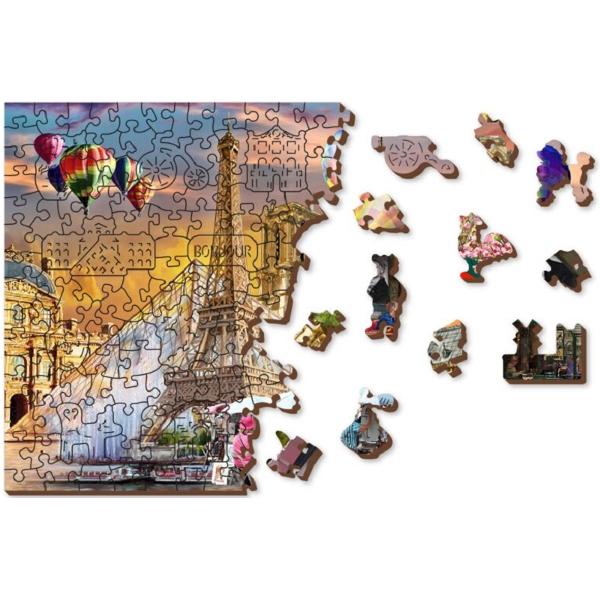 Puzzle 200 din lemn: Primavara la Paris