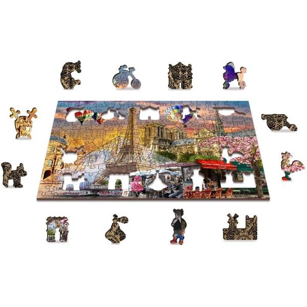 Puzzle 200 din lemn: Primavara la Paris