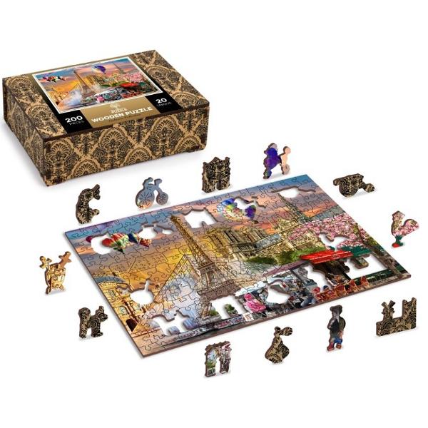 Puzzle 200 din lemn: Primavara la Paris