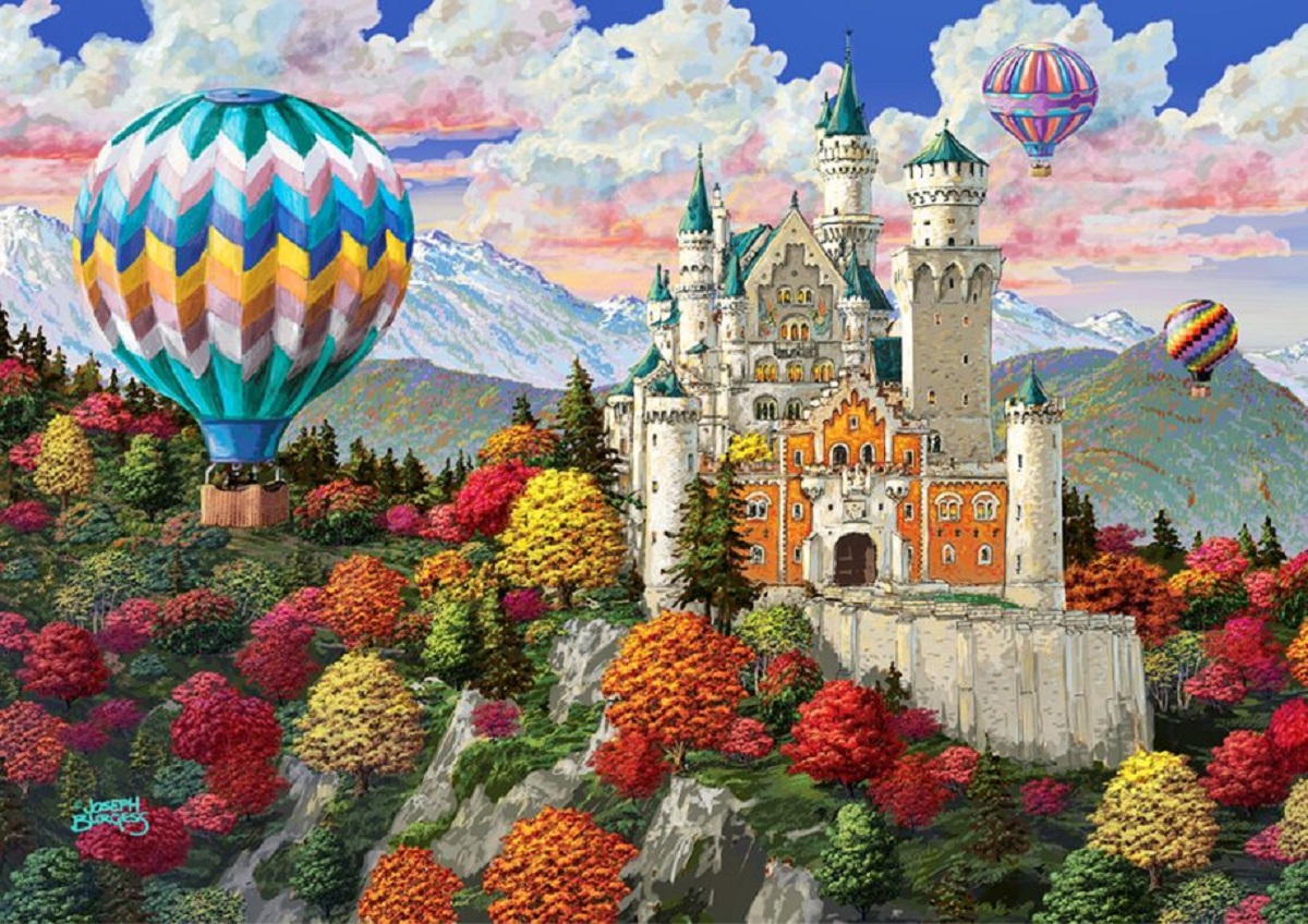 Puzzle 200 din lemn: Castelul Neuschwanstein