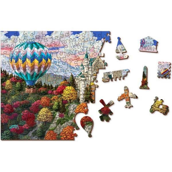 Puzzle 200 din lemn: Castelul Neuschwanstein