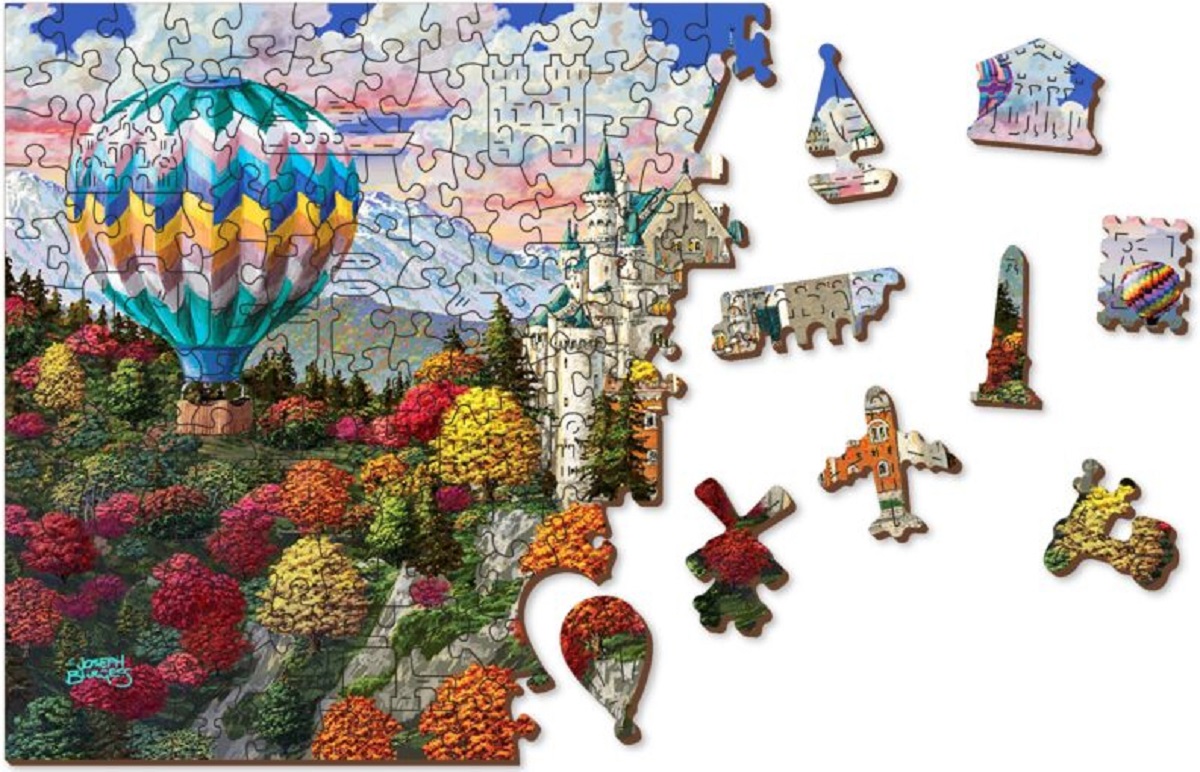 Puzzle 200 din lemn: Castelul Neuschwanstein