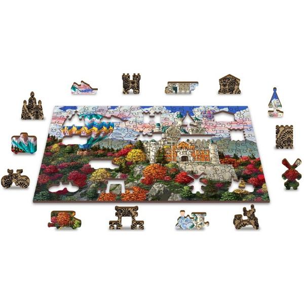 Puzzle 200 din lemn: Castelul Neuschwanstein