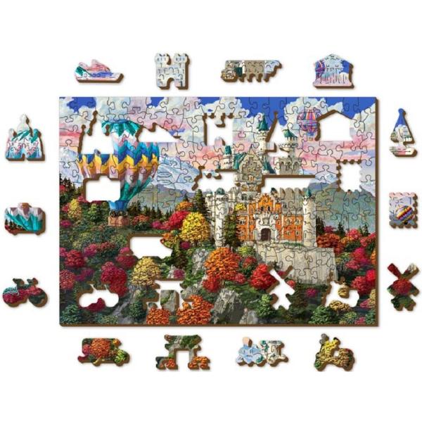 Puzzle 200 din lemn: Castelul Neuschwanstein